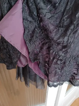 Vestido gótico fiesta palabra de honor