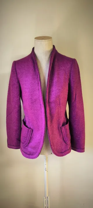 Blazer Fucsia Zara Talla S