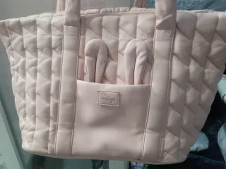 Bolso Mayoral rosa acolchado con orejitas