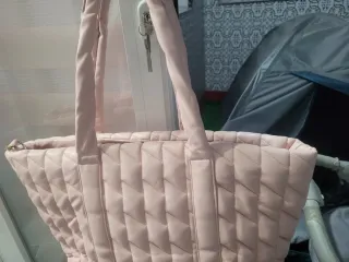 Bolso Mayoral rosa acolchado con orejitas