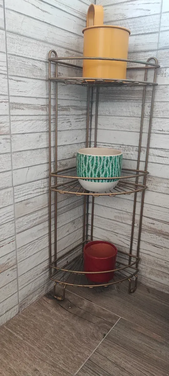 Estantería esquinera vintage metal multifuncional