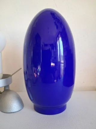 Lampada Dino Ikea Design Blu/Argento