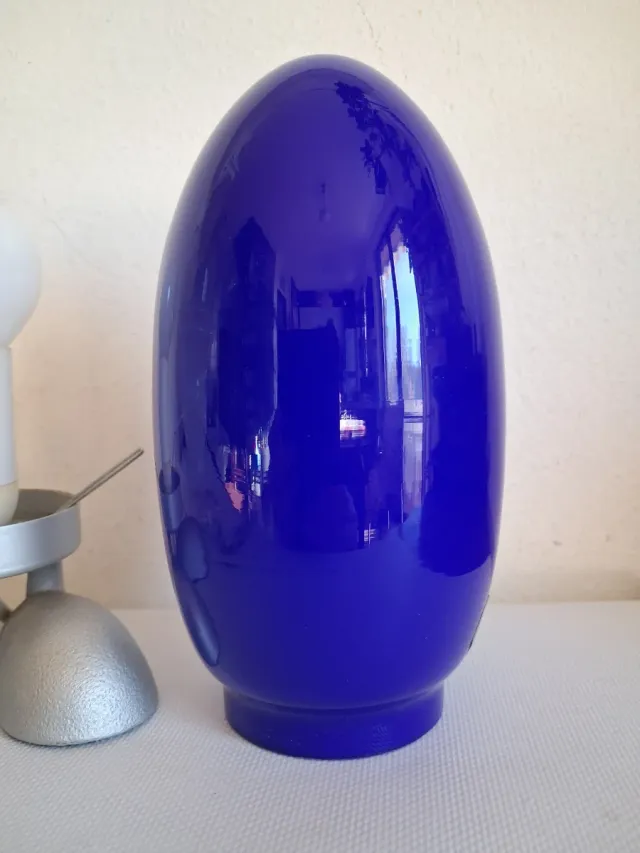 Lampada Dino Ikea Design Blu/Argento