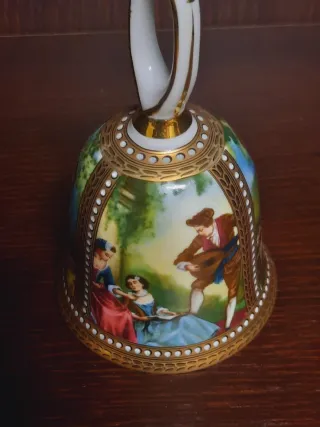 Campanella in porcellana decorata