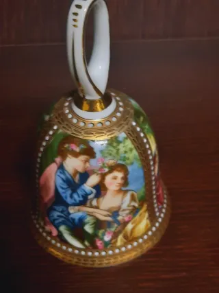 Campanella in porcellana decorata