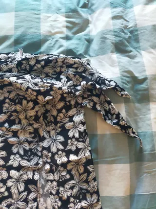 Falda larga estampada floral