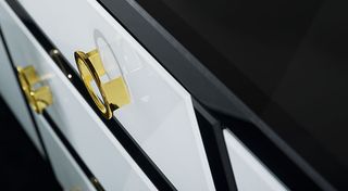 Aparador moderno blanco y negro