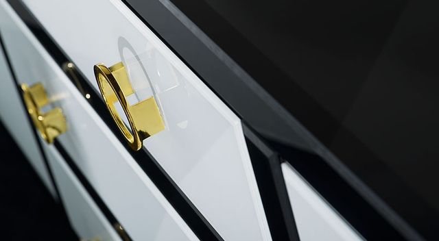 Aparador moderno bianco e nero