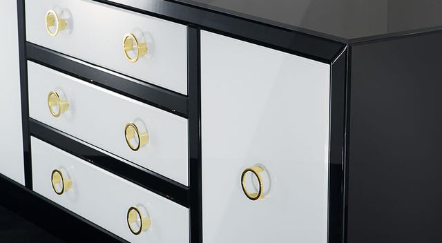 Aparador moderno bianco e nero