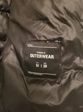 Chaqueta acolchada ligera negra