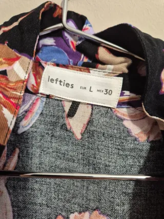 Vestido camisero estampado floral