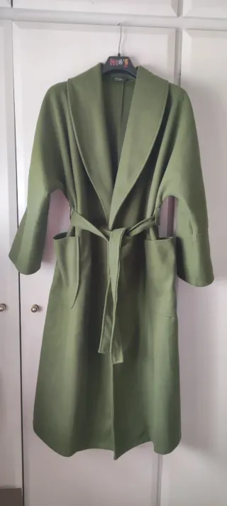 Abrigo verde mujer