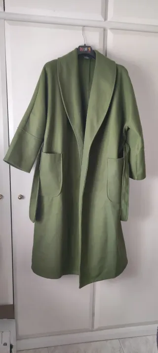 Abrigo verde mujer
