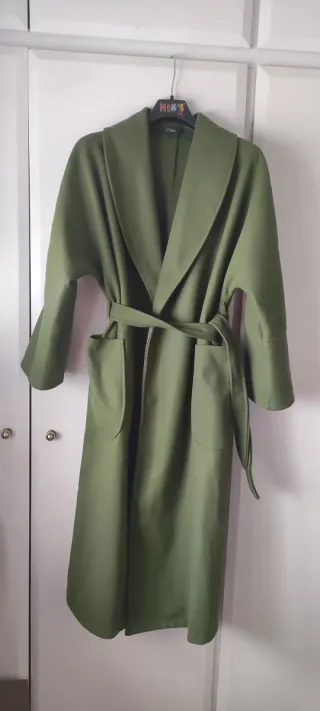 Abrigo verde mujer