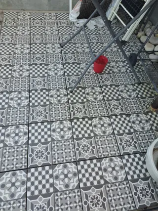 Azulejos de Terraza Diseño Geométrico