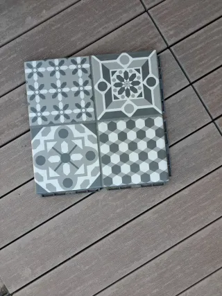 Azulejos de Terraza Diseño Geométrico