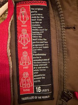 Parka infantil talla 16 plumas