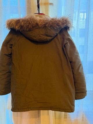 Parka infantil talla 16 plumas