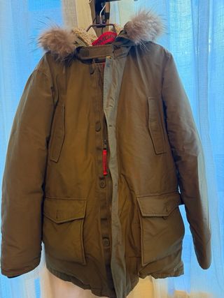 Parka infantil talla 16 plumas