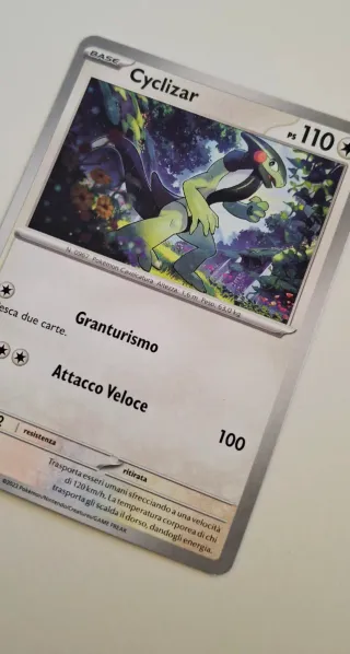Carta Pokemon Cyclizar Base 110 PS