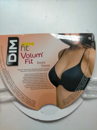 Sujetador Dim 85B Push Up Aros Beige