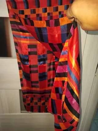 Sciarpa donna fantasia geometrica