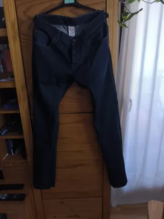 Vaqueros Hombre Talla M Azul Oscuro