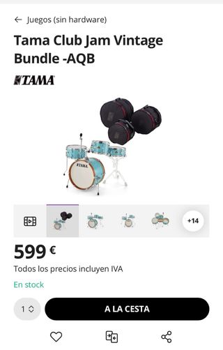 Batería Tama Club Jam