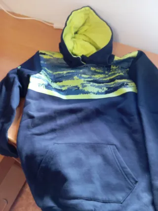 Sudadera chico azul y verde
