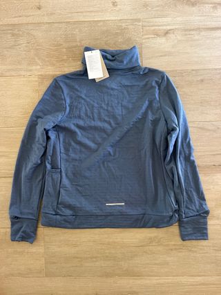 Camiseta mujer Nike therma fit manga larga azul