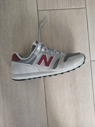 Zapatillas New Balance T39 Gris/granate