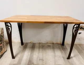 Mesa madera y metal