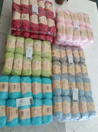 Ovillos de algodón Melissa Platinum Cotto