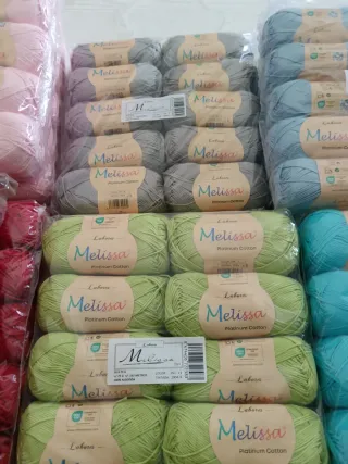 Ovillos de algodón Melissa Platinum Cotto