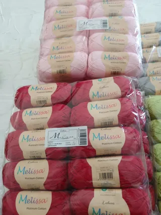 Ovillos de algodón Melissa Platinum Cotto
