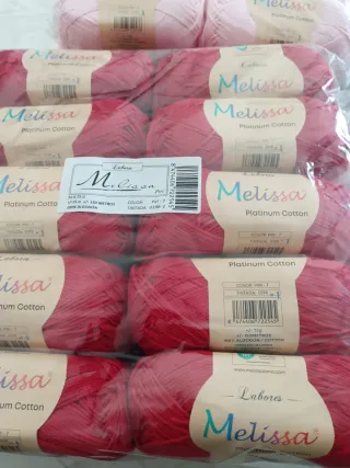 Ovillos de algodón Melissa Platinum Cotto