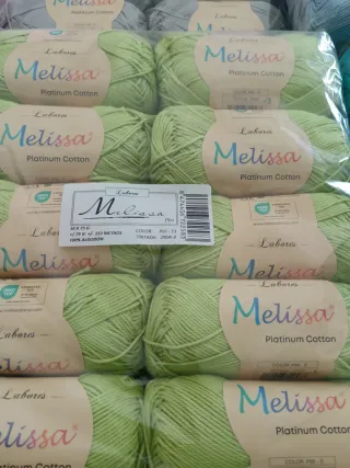 Ovillos de algodón Melissa Platinum Cotto