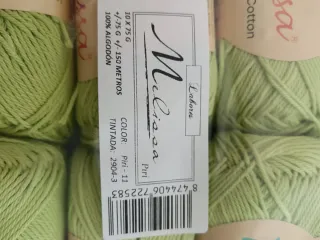 Ovillos de algodón Melissa Platinum Cotto