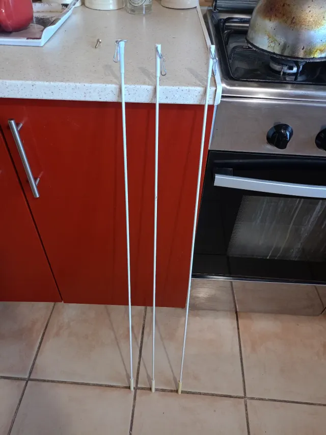 Tiradores para cortinas brancos