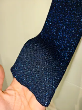 Vestido midi punto Zara