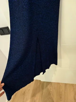Vestido midi punto Zara