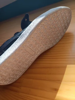 Zapatillas Puma Mujer Negras Charol