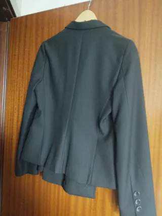 Traje Alicia Rueda Chaqueta y Pantalón Negro