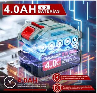 Bomba Agua Inalámbrica 21V + Accesorios