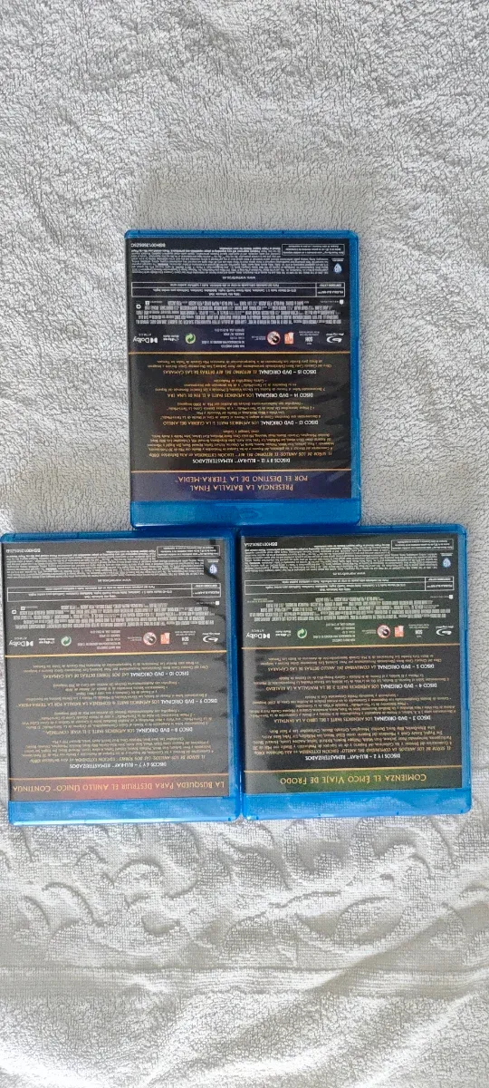 Blu-ray El Señor de los Anillos Edición Extendida