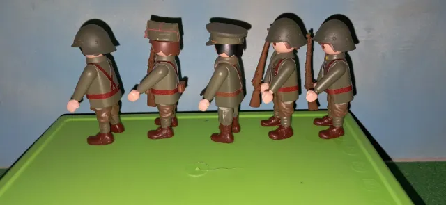 Playmobil lotto di 5 soldati personalizzati