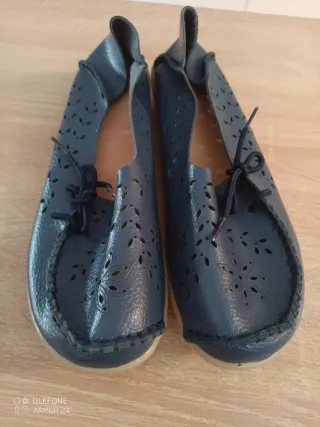 Mocasines Machswon Azul/Gris