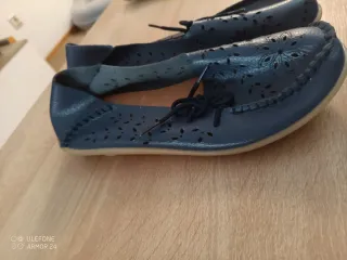 Mocasines Machswon Azul/Gris