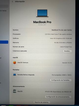 MacBook Pro Retina 16”