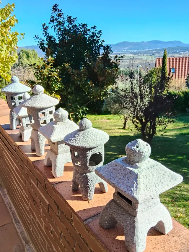 Posavelas efecto piedra para exterior (Set de 6)